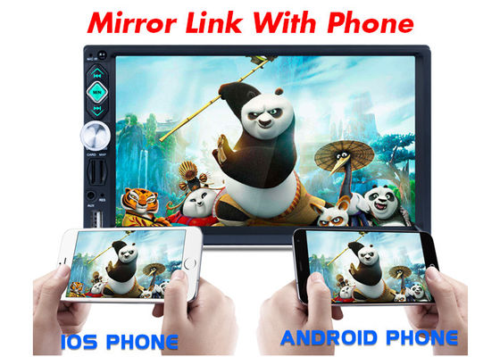 USB 2.0 Mirror Link Car Mp5 Player 5V 2.1A Gps Mp5 Touch Screen Radio